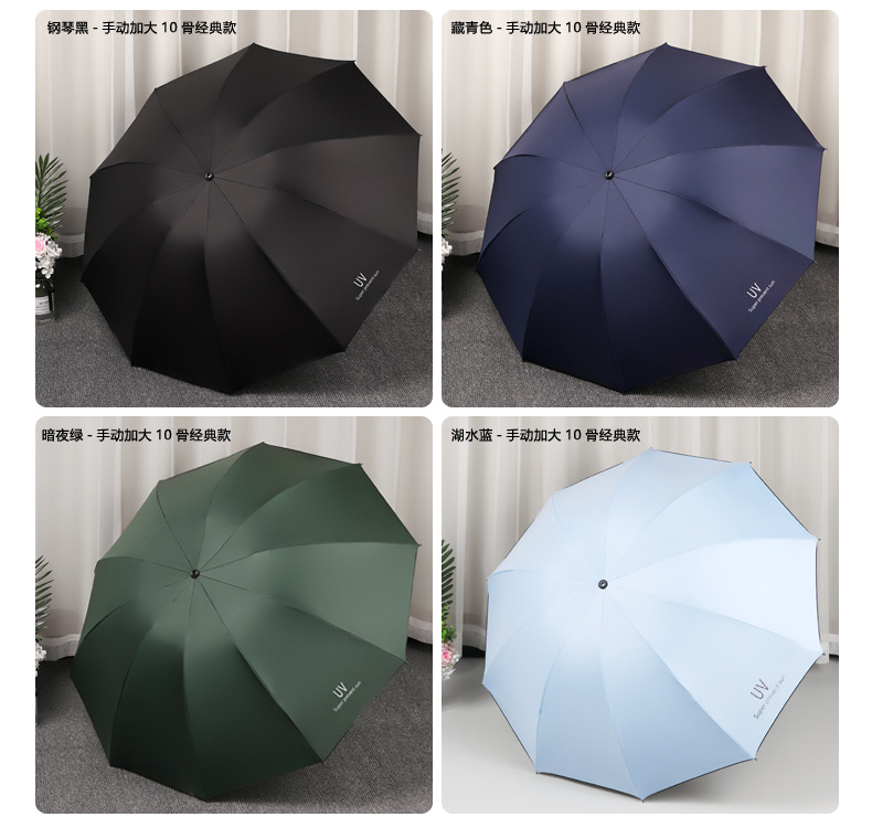 全自动雨伞男大号双人女晴雨两用遮阳伞防晒伞防紫外线广告印logo详情19