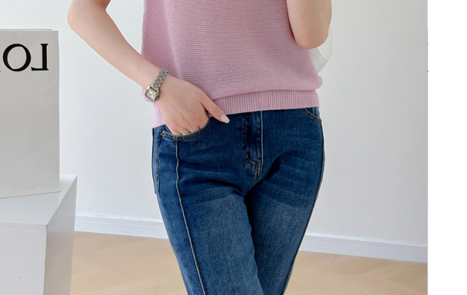 马甲毛衣女装2023年秋季新款无袖背心羊毛衫女士半高领针织衫羊毛详情34