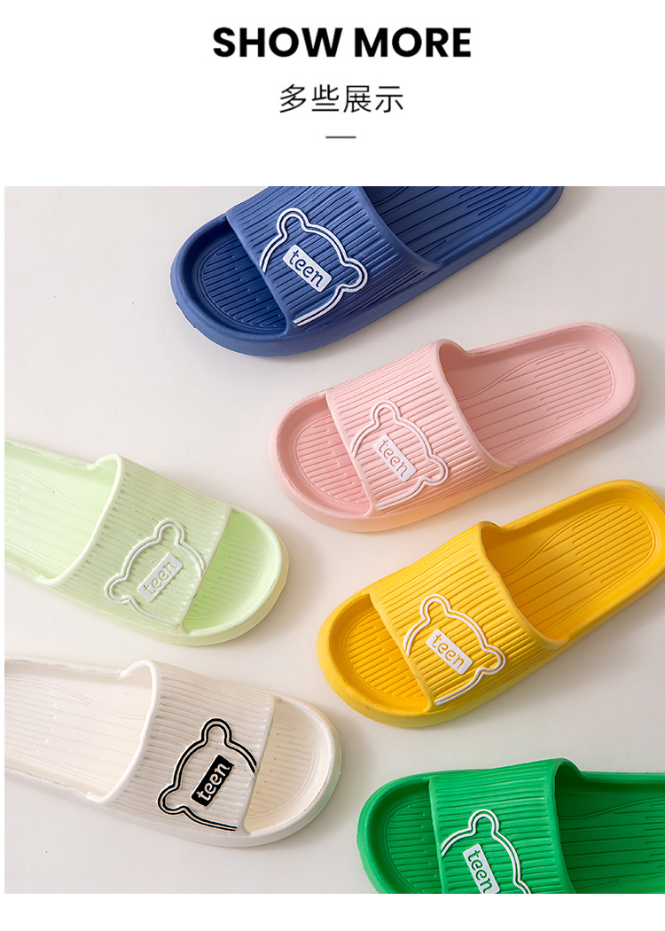 Wholesale of new Qidashun slippers for both men and women, indoor home use, cool slippers, and cute couple slippers for summer pic 10