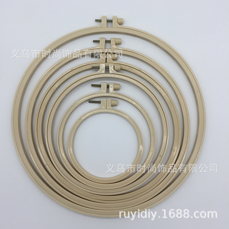 Cross-stitch clips, slot embroidery rings, large, medium and small sets, plastic imitation bamboo embroidery clips, embroidery auxiliary tools in various sizes pic 1