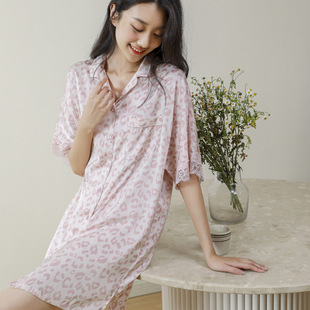Pareja hielo pijamas de seda mujeres verano seda manga corta moda imitación de seda ropa casera outwear traje hombre al por mayor pic 17