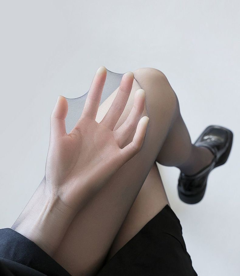 春夏款0d丝袜女防勾丝连裤袜加大t档开档超薄高透黑色打底连裤袜详情6