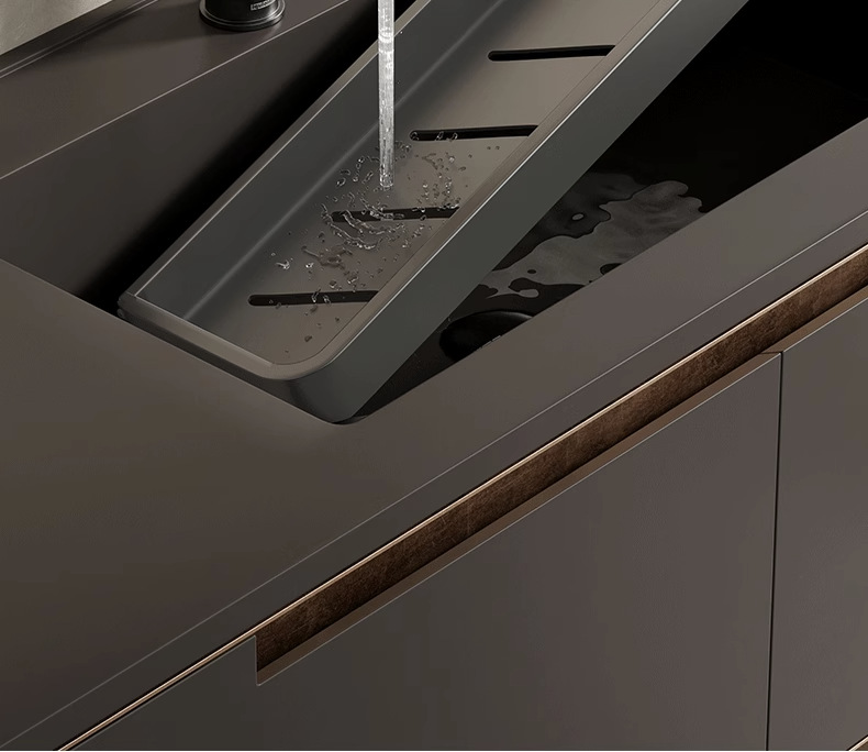 A multi-functional wall-mounted washbasin and toilet storage rack above the toilet rack pic 48