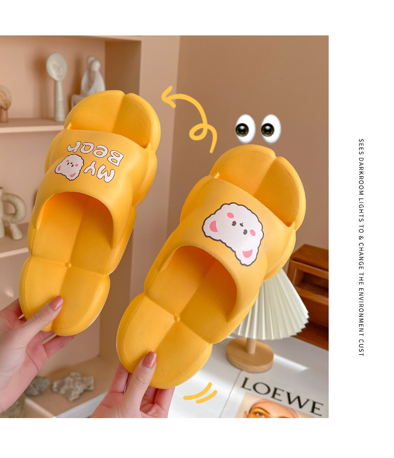 新款可爱猫咪加厚防滑EVA凉拖鞋浴室洗澡防滑踩屎感拖鞋居家防臭详情15