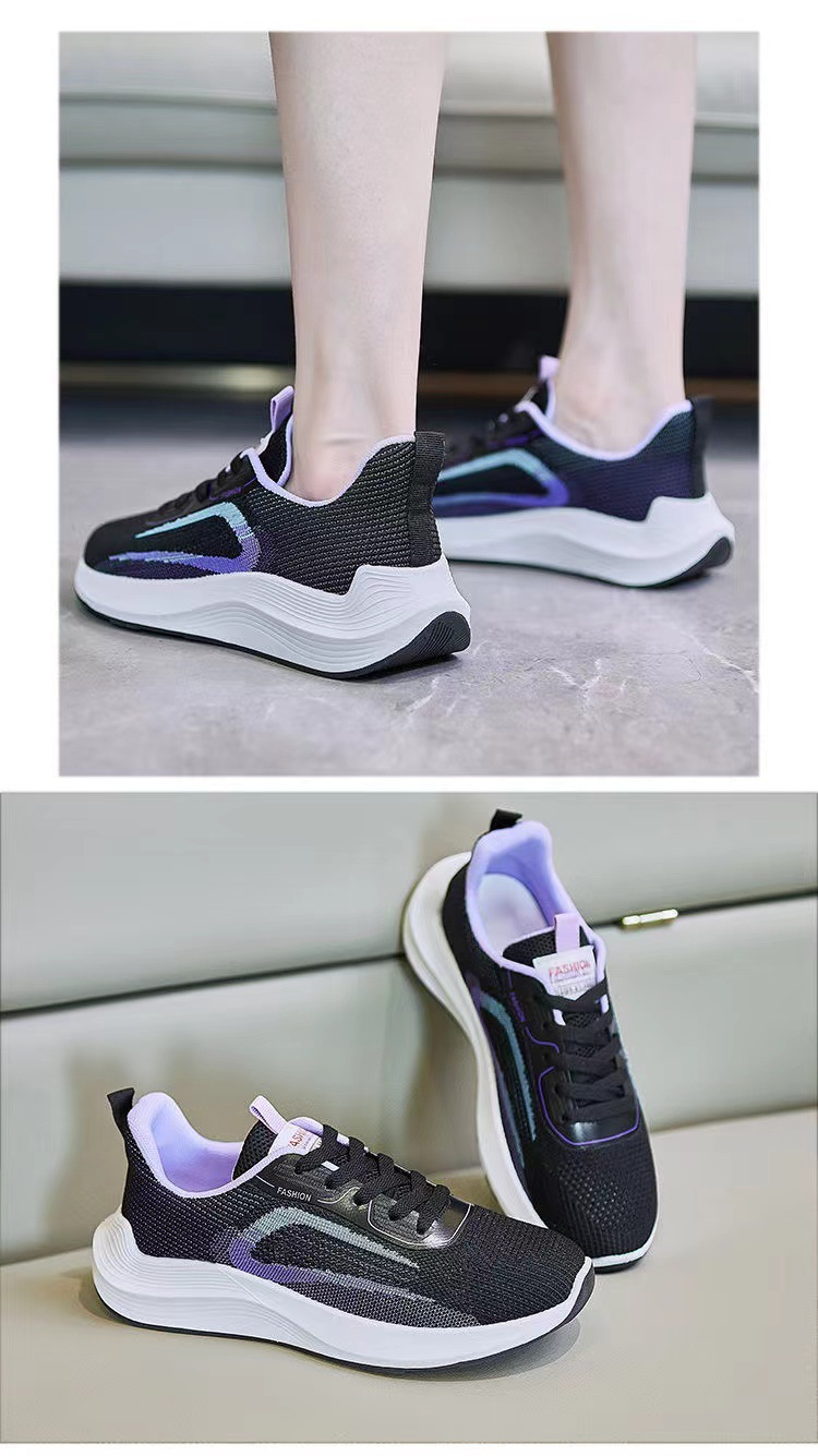 休闲女鞋批发运动鞋女士时尚潮流时尚飞织面透气女士轻便运动女鞋详情19