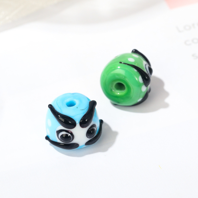 晗钰缘 新款卡通达摩琉璃直孔手串散珠DIY手链串珠饰品配件材料详情5