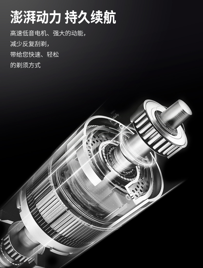 Retro oil-head engraved electric clipper, portable shaver, hair clipper two-in-one, Daling 1578 pic 6