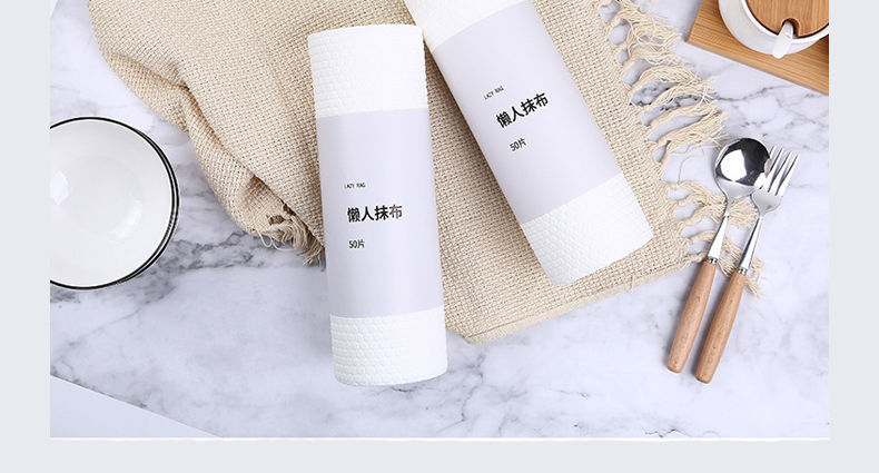 懒人抹布厨房抹布批发干湿两用不掉絮清洁去油纸布一次性洗碗抹布详情2