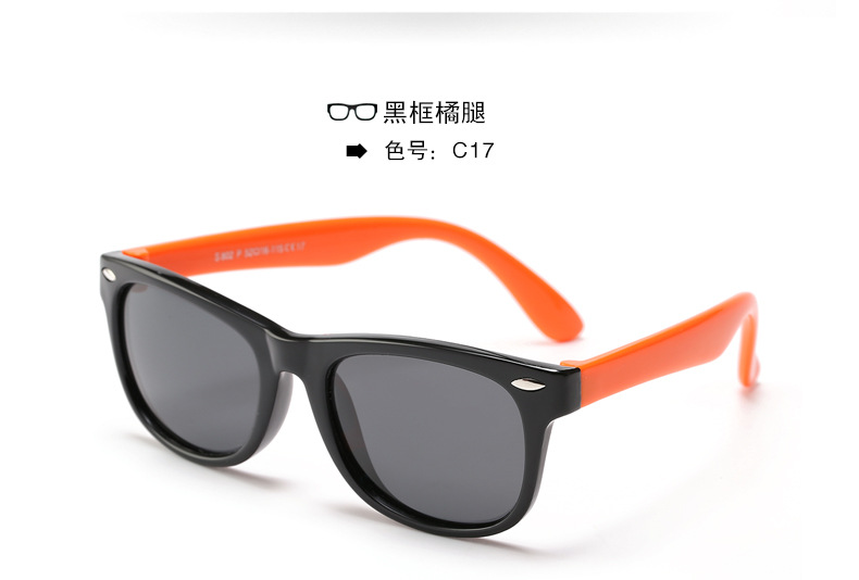 Nuevos niños gafas de sol polarizadas moda niños niñas personalidad cartoon rice booking baby shores wholesale pic 37