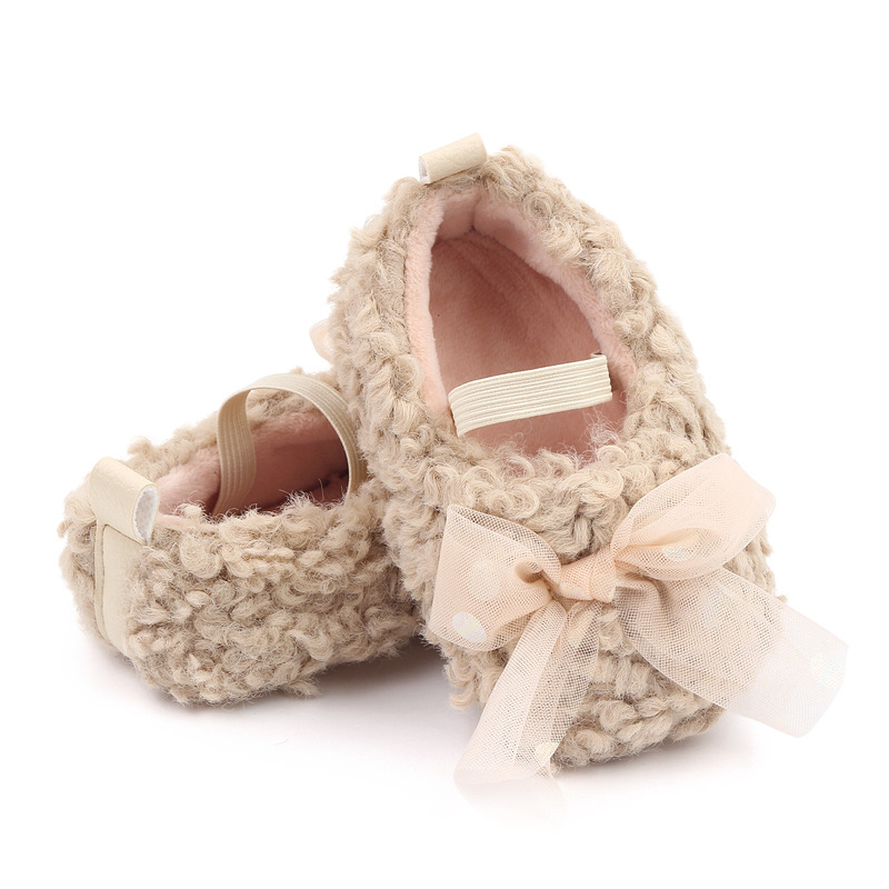 For babies aged 0-1, there are cute cotton shoes. For girls, there are suede princess shoes, shallow elastic cotton shoes, and fluffy shoes for girls. The size is 2750 pic 31