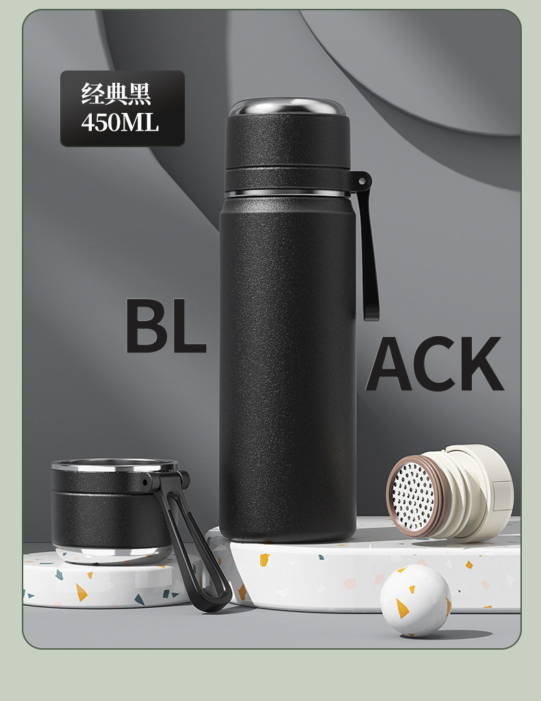 316 stainless steel insulated cup, tea and water separation, large-capacity student water cup, high appearance level, tea brewing cup, gift engraving pic 33