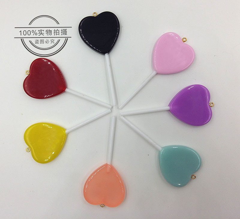 镶钻棒棒糖 贴钻棒棒糖 闪钻糖果棒棒糖 树脂棒棒糖厂家直销详情5