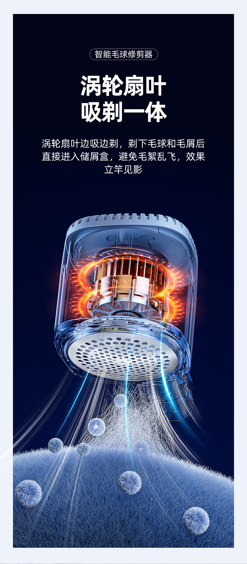 新款USB充电毛球修剪器剃毛器除毛机宿舍家用衣物毛衣毛球修毛器详情7