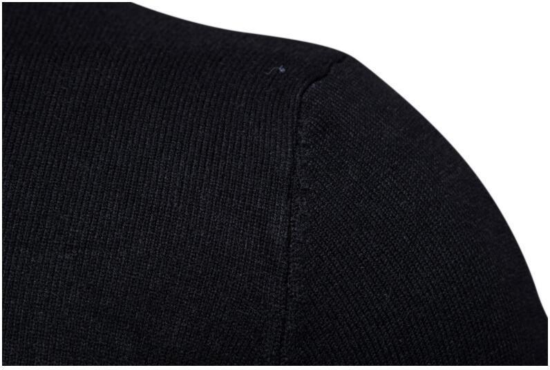 High-neck sweater for men, Korean-style slim-fit sweater, lapel woolen sweater for men, thick base knitted sweater for export pic 41