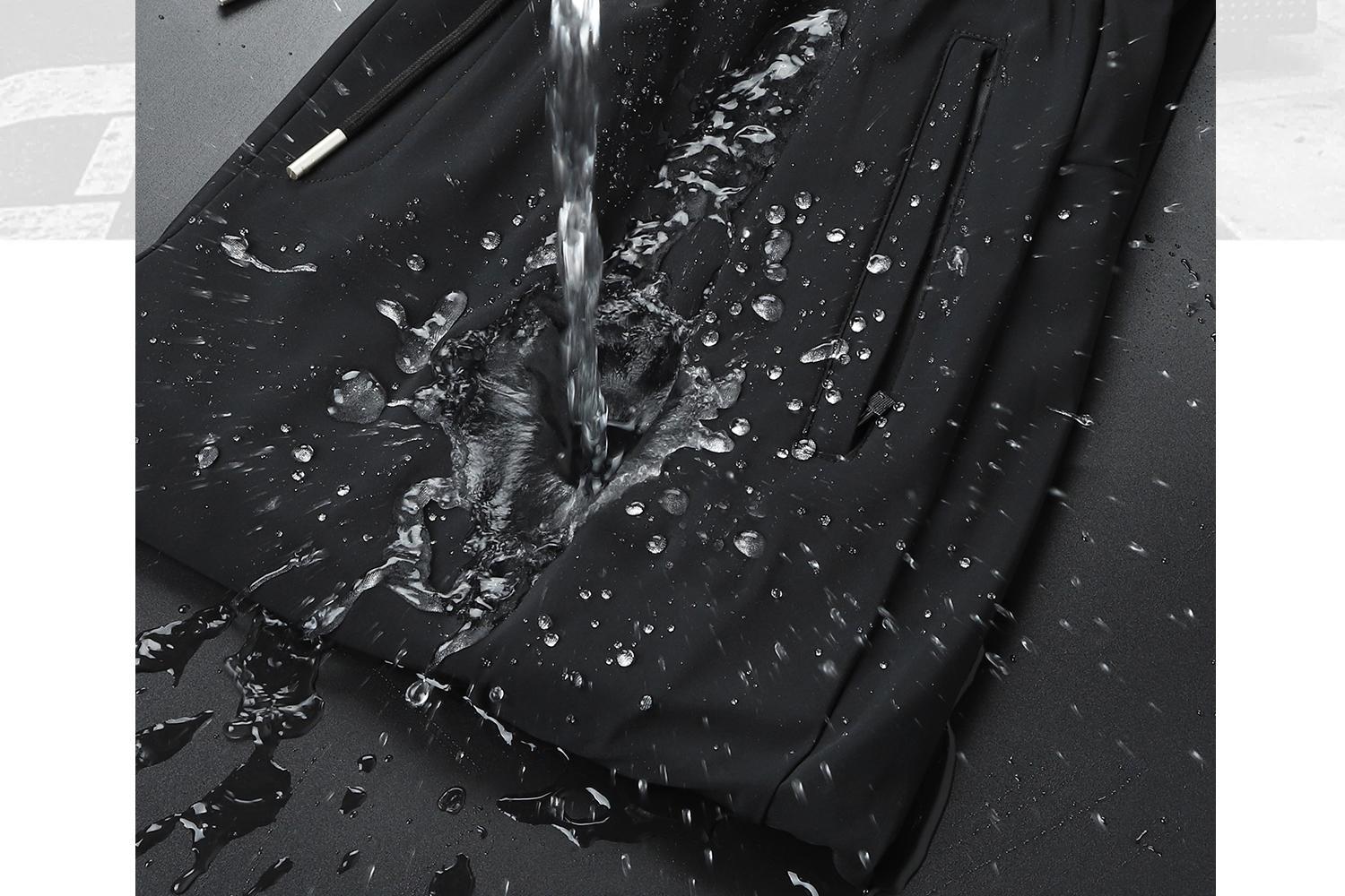 三防冰丝裤速干裤子男女同款夏季薄款速干男士休闲裤直筒运动长裤详情4