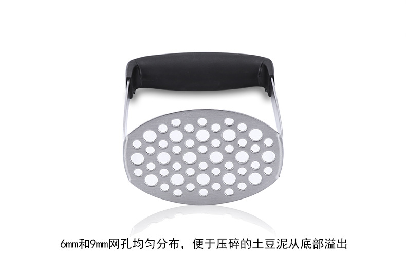 Amazon potato puree mixer, manual stainless steel mashed potato puree mixer, kitchen small tools pic 4