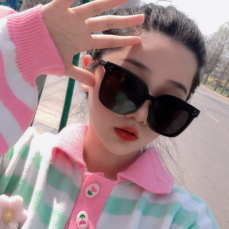 墨镜女椭圆框大框高级感偏光太阳镜方圆脸显瘦防紫外线热销批发详情8