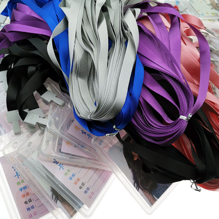 A1211 1.5 Plain and fashionable large card holder, lanyard, neck hanger, two-yuan store, two-yuan store, street stall, night market hot sales source pic 4