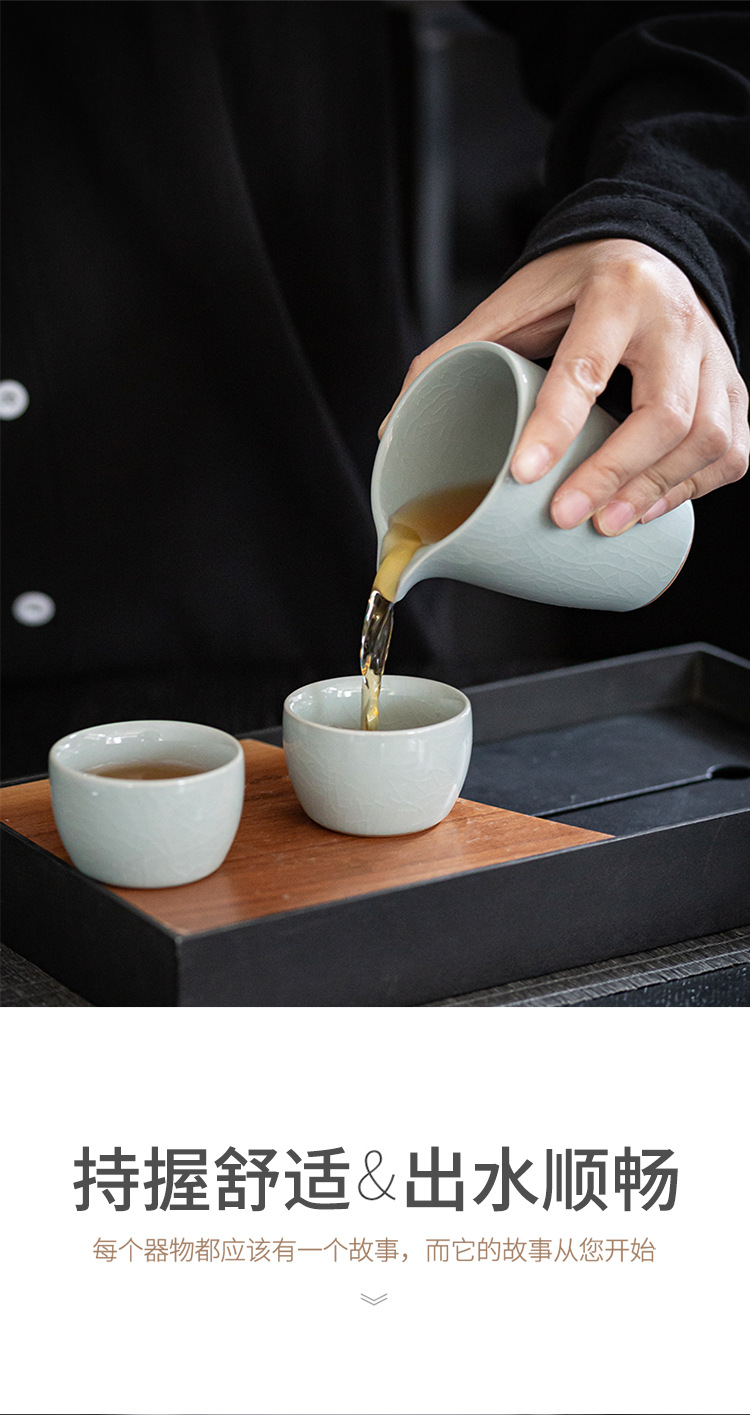 哥窑茶具活动礼品公司套装功夫盖碗茶杯一整套一件代发高档礼盒装详情22