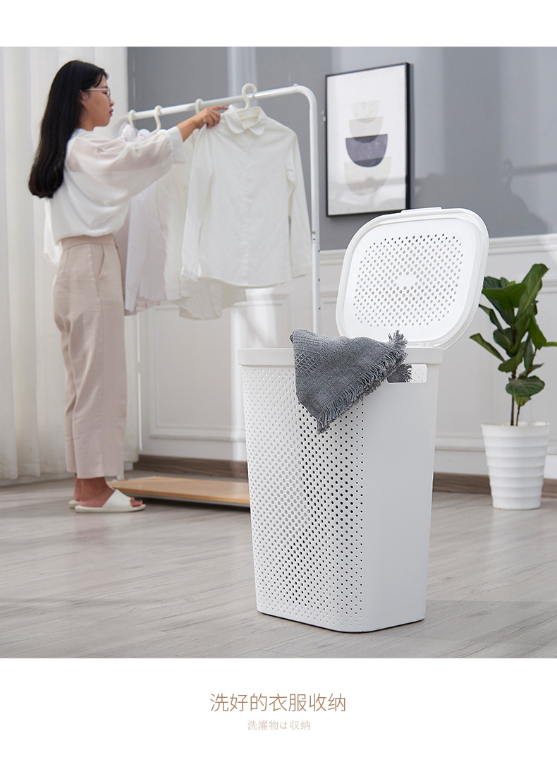 Portable fruit basket, toy and snack basket, large-capacity basket, plastic desktop storage basket, home sorting and sundries frame pic 9