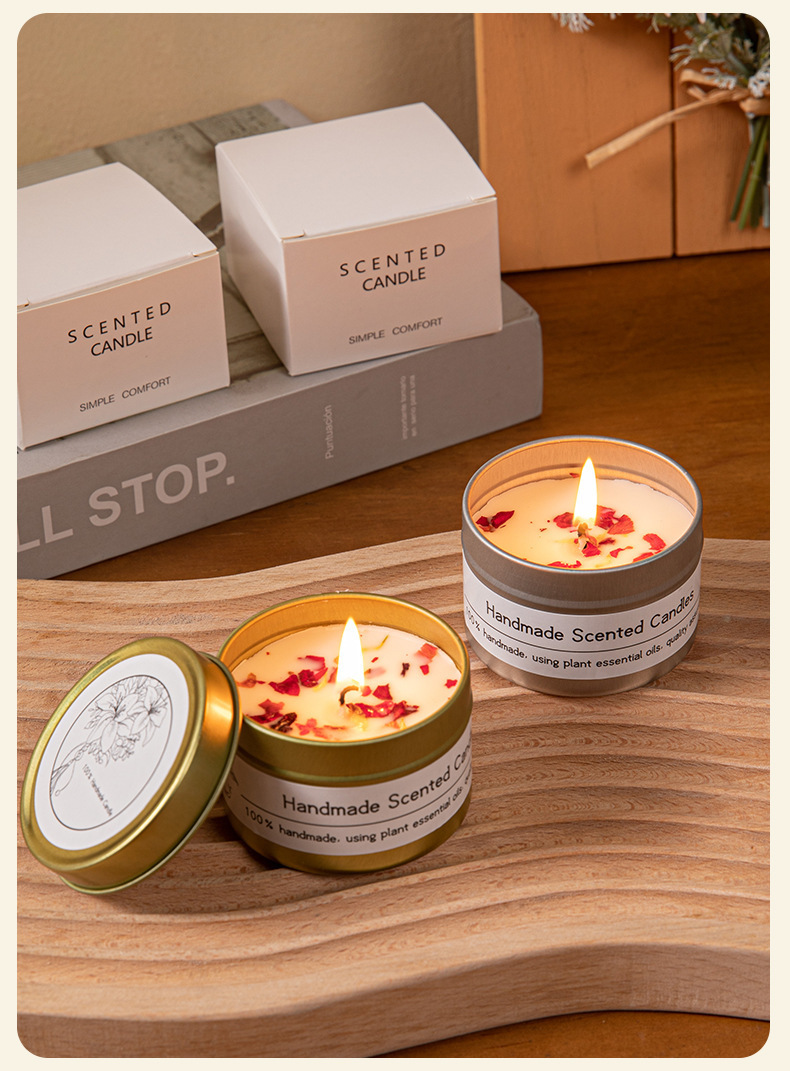 跨境大豆蜡干花香薰蜡烛 ?结婚伴手礼生日礼物花氛芳熏香蜡烛详情14