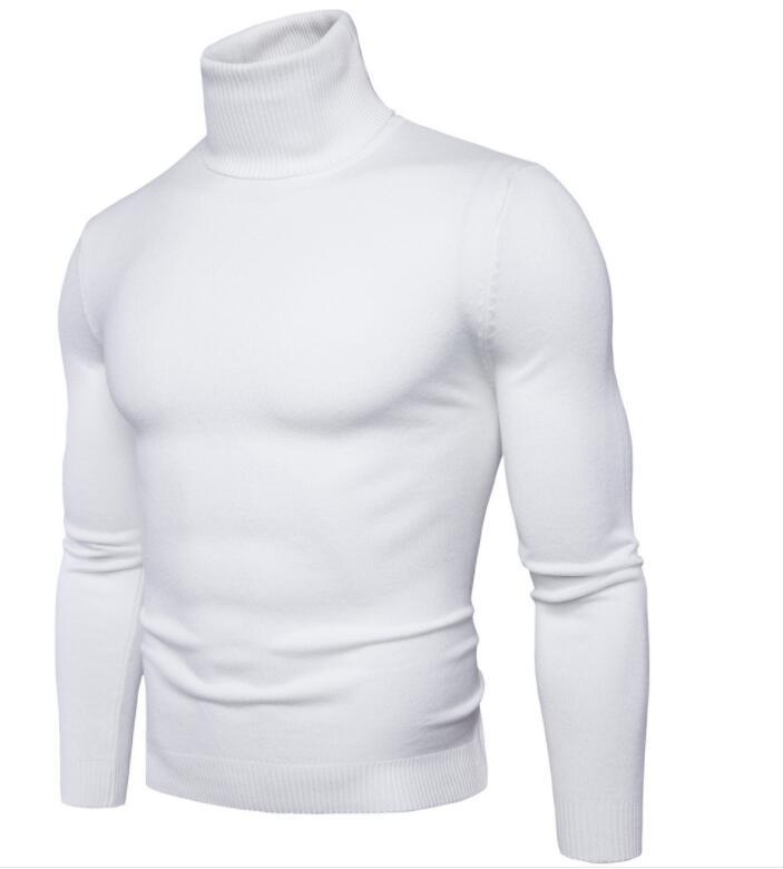 High-neck sweater for men, Korean-style slim-fit sweater, lapel woolen sweater for men, thick base knitted sweater for export pic 46