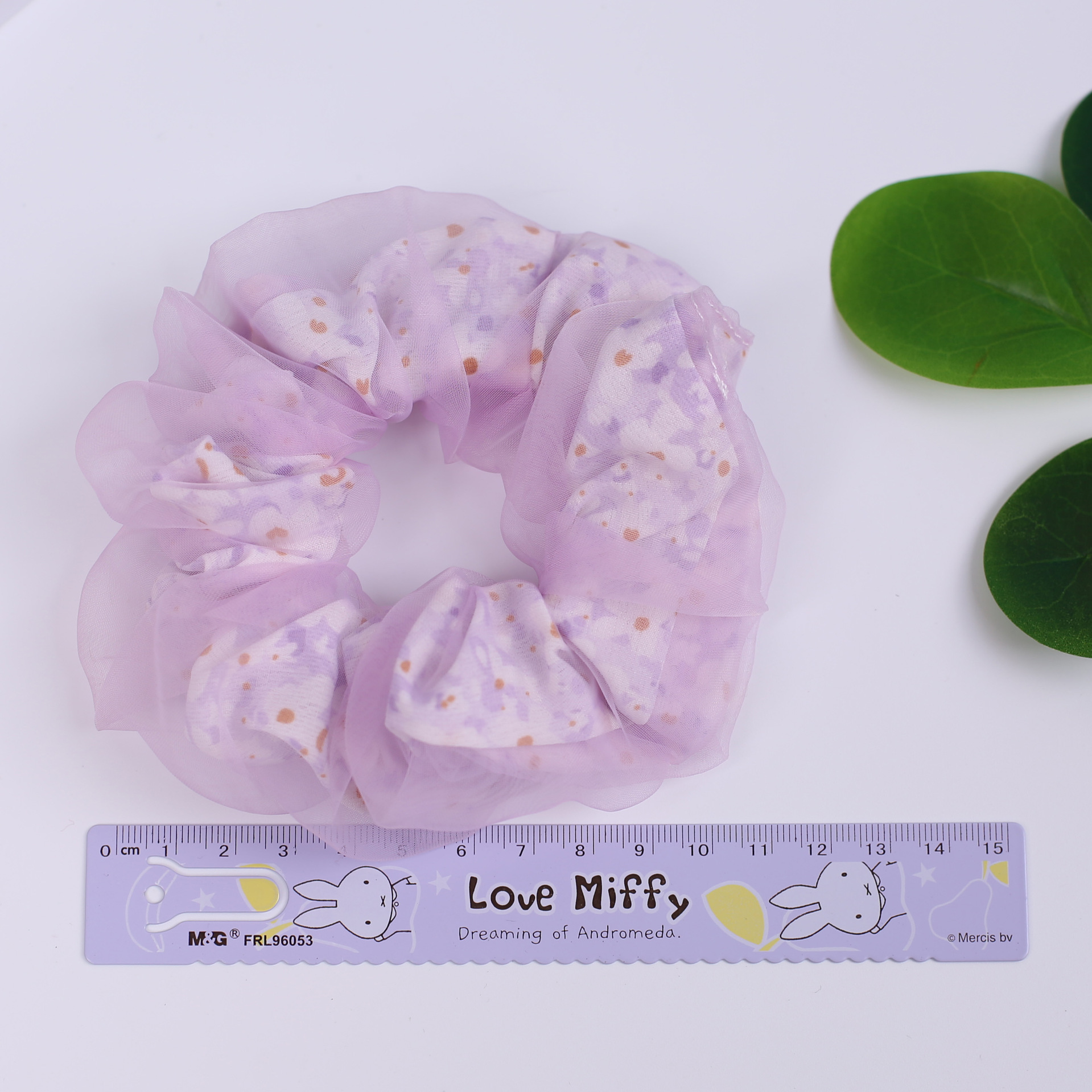 Mesh bun, large intestine circle, ponytail hair tie, fresh and fairy-like ins hair tie, sweet double-layer fabric hair tie wholesale pic 37