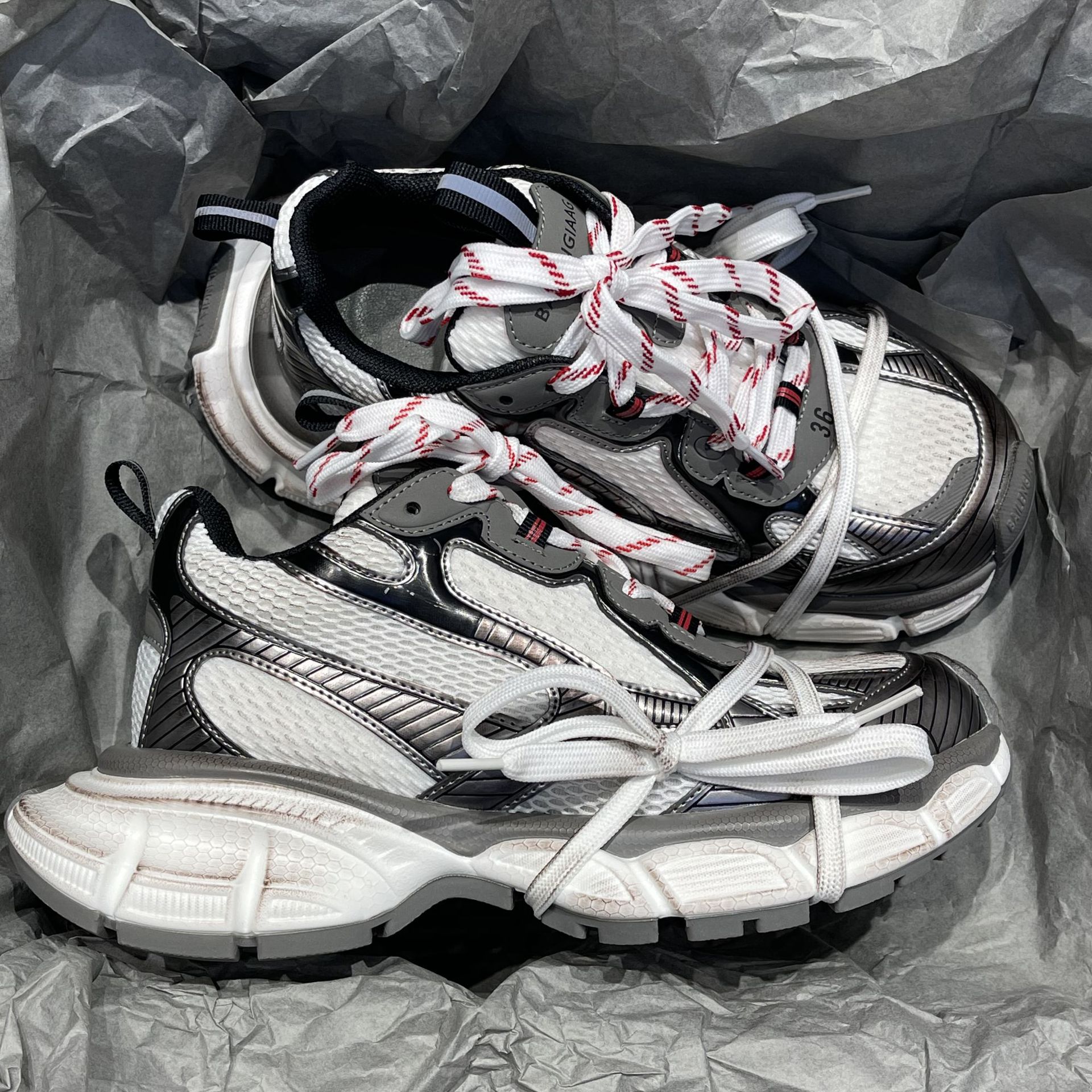 2023年新款老爹鞋增高厚底运动鞋休闲做旧复古情侣男女鞋详情49