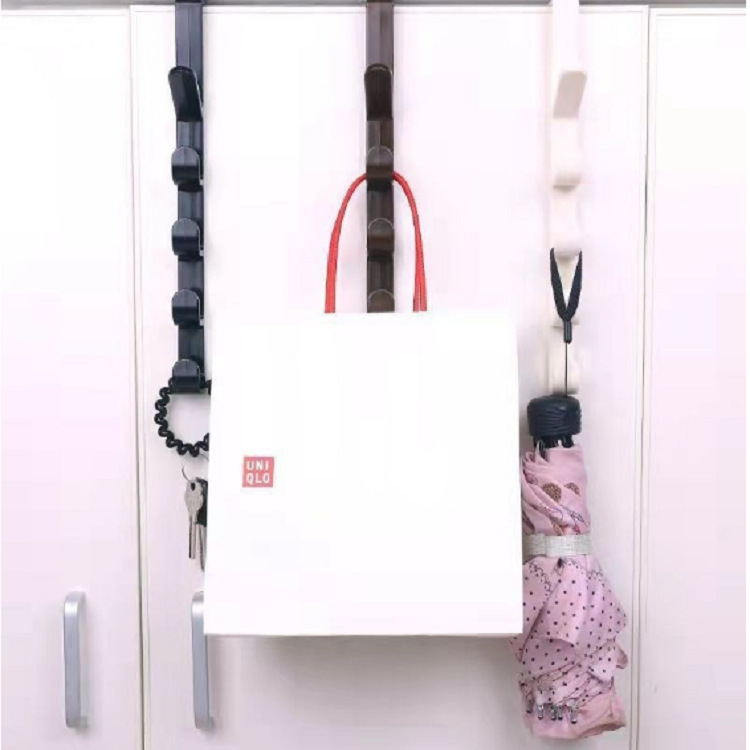 厂家直销五段门后挂架长排挂架包包挂架家用宿舍收纳神器详情4