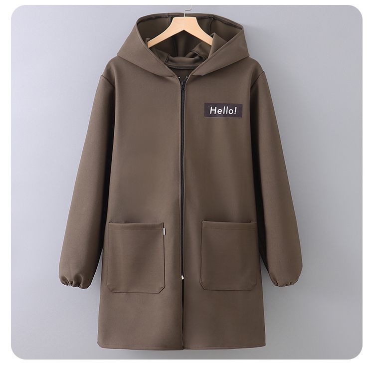 加厚罩衣工作服家用厨房户外秋冬季罩衣时尚新款做饭罩衣长袖围裙详情18