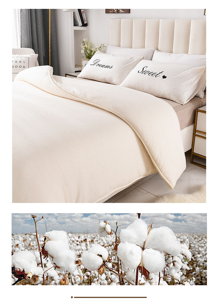 Xinjiang cotton quilts, pure cotton quilts, single student dormitory quilts, spring and autumn quilts, all-cotton mattresses, bedding quilts, winter quilts pic 13