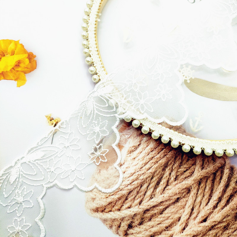 Factory direct sales of adult underwear, lace trim, polyester mesh, water-soluble barcode, exquisite best-selling clothing accessories pic 13