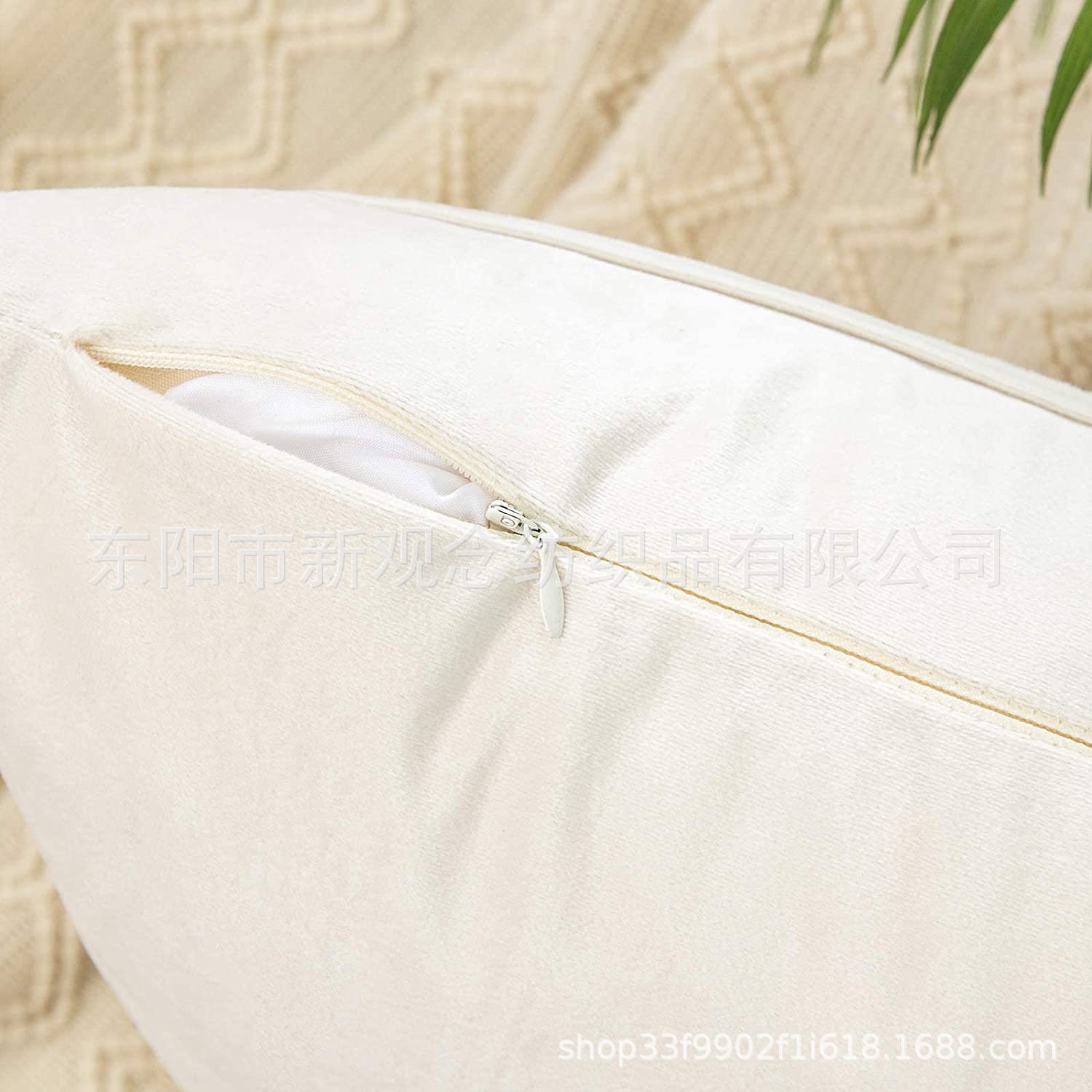 Wholesale factory direct sales of new Dutch velvet waist pillow, velvet throw pillow, light luxury pressure rope, creative throw pillow cover and cushion pic 24