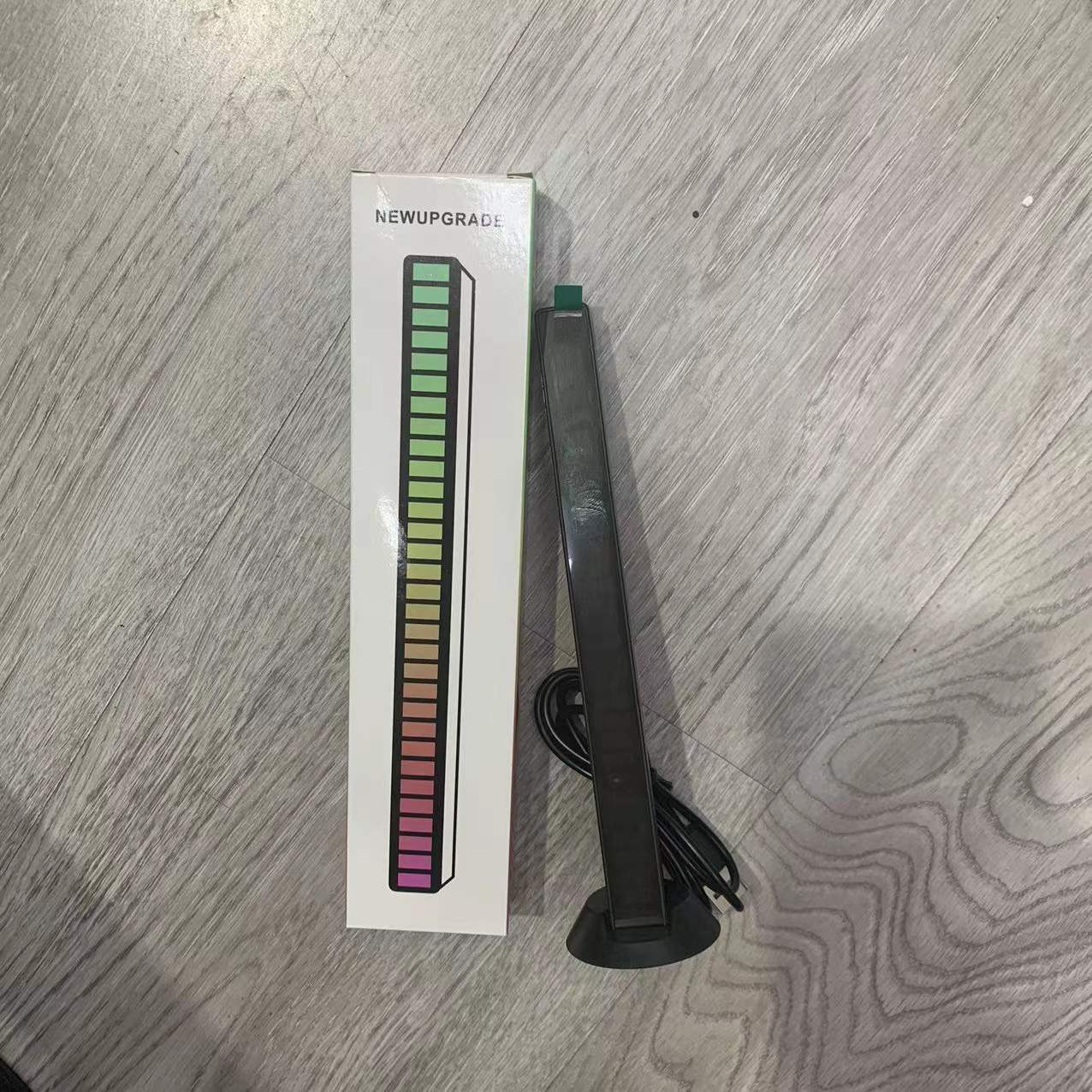 32-light RGB sound pickup light, rhythm light, car ambient light, e-sports music, 32-LED creative sound pickup light pic 9