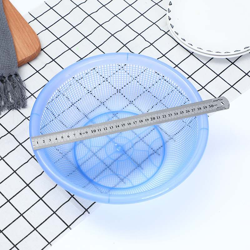 Factory direct sales of brand-new material rice-washing sieves, rice-washing sieves, water-filtering plastic water-draining baskets, vegetable and rice-washing baskets. Wholesale at street stalls pic 1