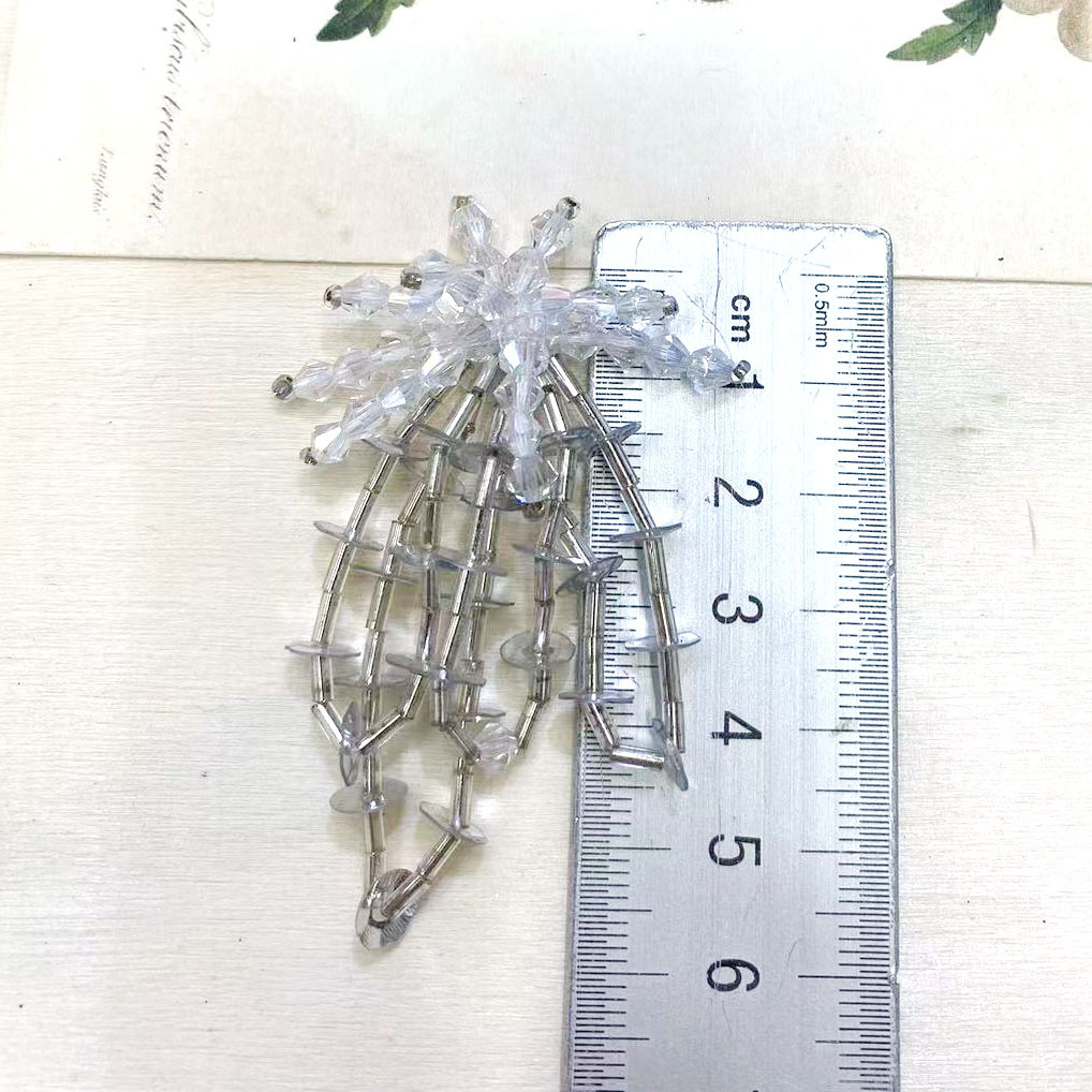 汉服流苏步摇米珠耳环半成品头饰配件手工串珠水晶加工辅料发饰详情7