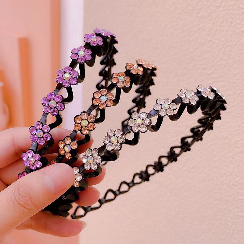 Pearl hairband for women, simple and retro style. Hairband for women, hairpin. Korean Internet celebrity, fairy-like, forest-themed, super fairy-like headwear pic 3
