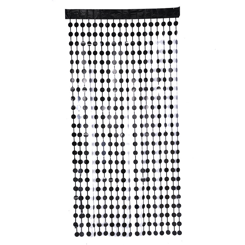 1*2M bright polka dot rain silk curtain, party event decoration, tassel ribbons, wedding and festival background decoration door curtain pic 21