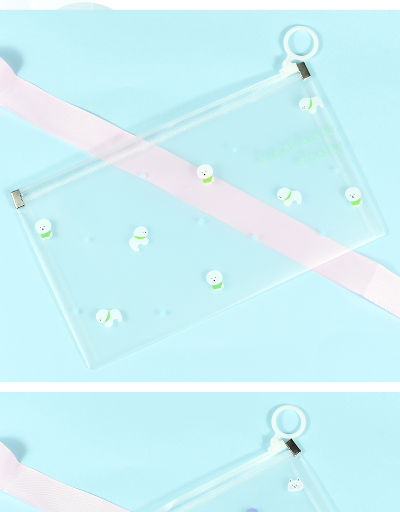 炜搏  卡通大容量可爱动物学生办公收纳袋文件袋笔袋详情8