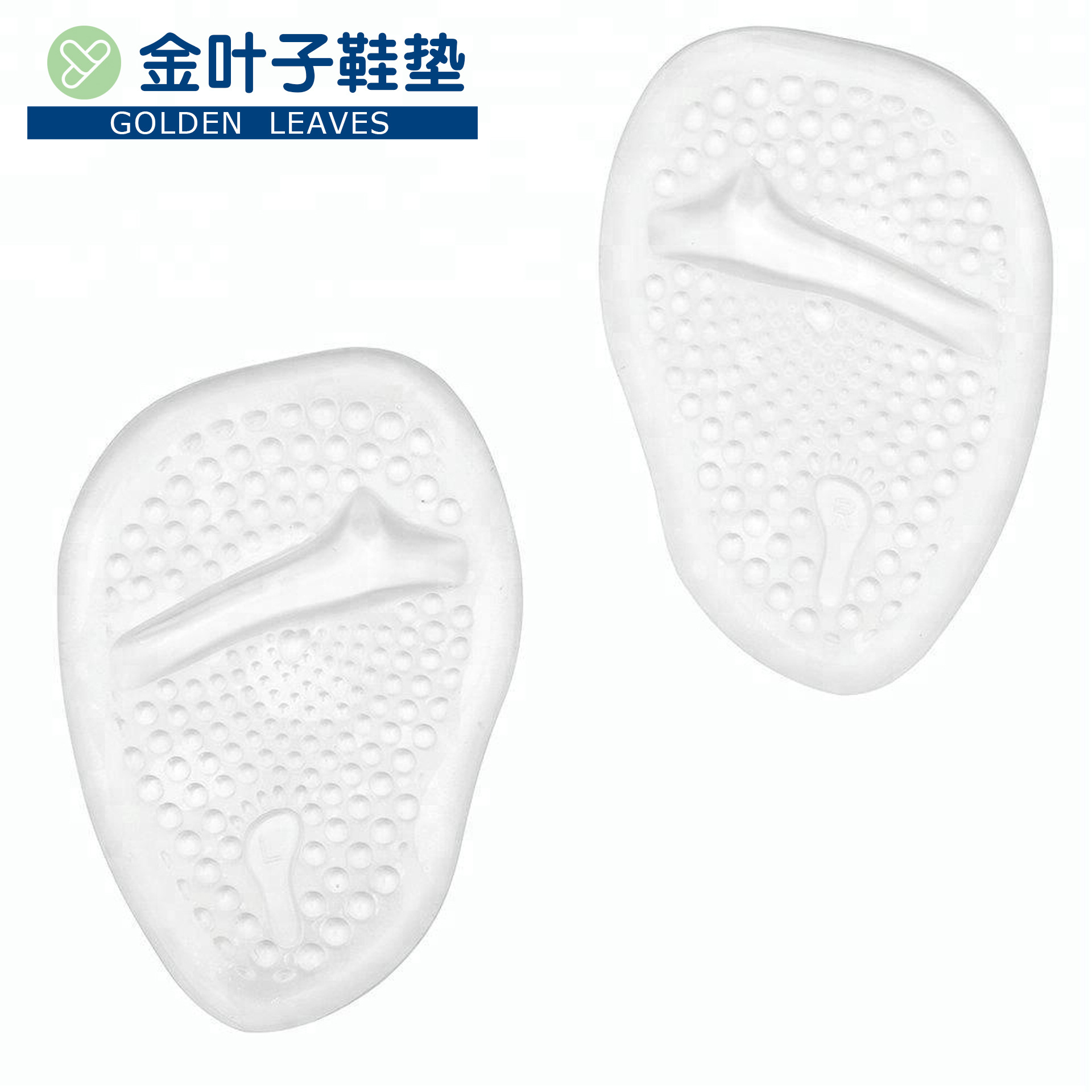 Gel transparent massage forefoot pad, invisible adhesive half size pad, adjustable shoe size velvet half size pad, silicone comfortable half palm pic 6