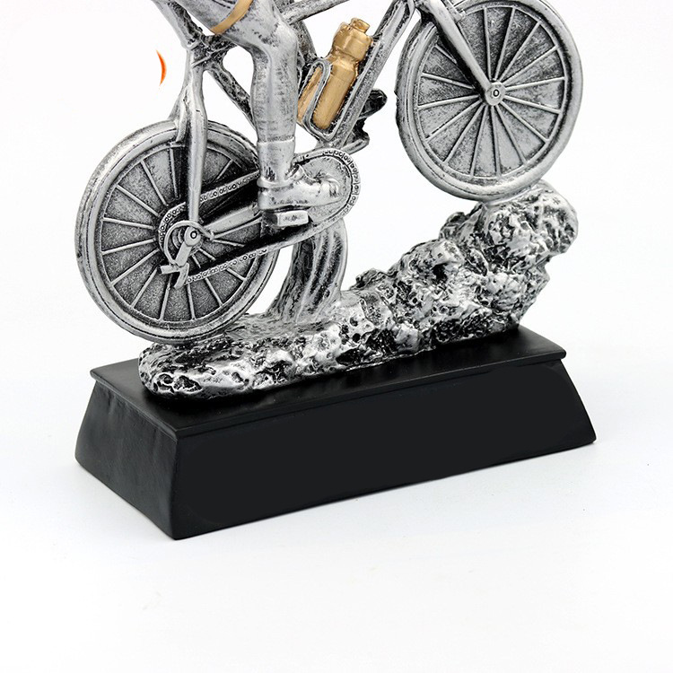 Triathlon cycling competition trophies, resin craft gifts, racing award prizes, manufacturers, custom engraving pic 6