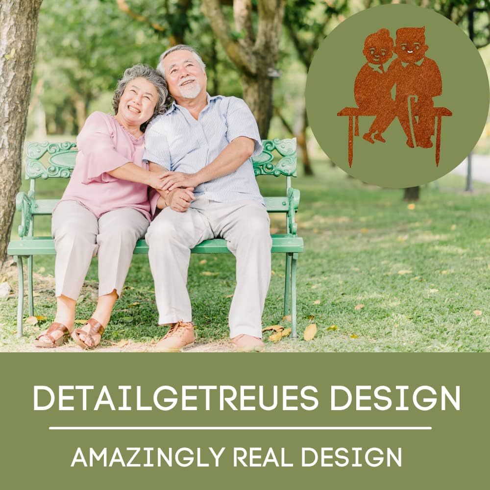 跨境新款创意生锈动物剪影立体庭院地插装饰花园摆件户外插件雕塑详情11