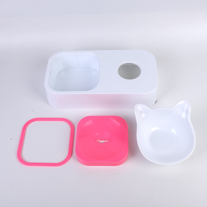 Pet food utensils for cats and dogs, non-wet mouth, splash-proof, vehicle-mounted pet forehead guard, floating bowl, dual-purpose feeding and drinking bowl for cats and dogs pic 15