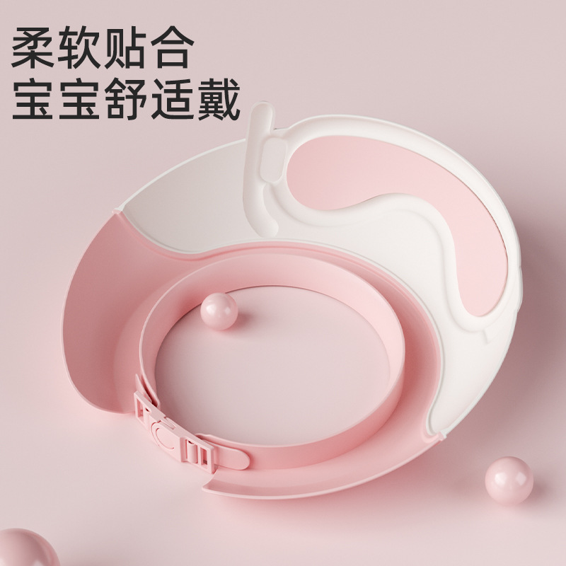 新款宝宝洗头帽护眼护耳婴儿洗头帽儿童洗头帽浴帽小孩洗澡洗发帽详情2