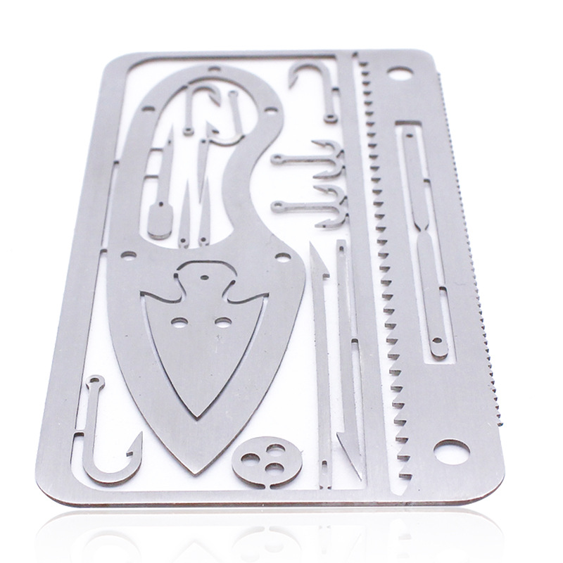 Cross-border new in-stock fishhook cards, multi-functional fishhooks, fishhook model plates, etched fishhooks can be processed according to samples pic 7