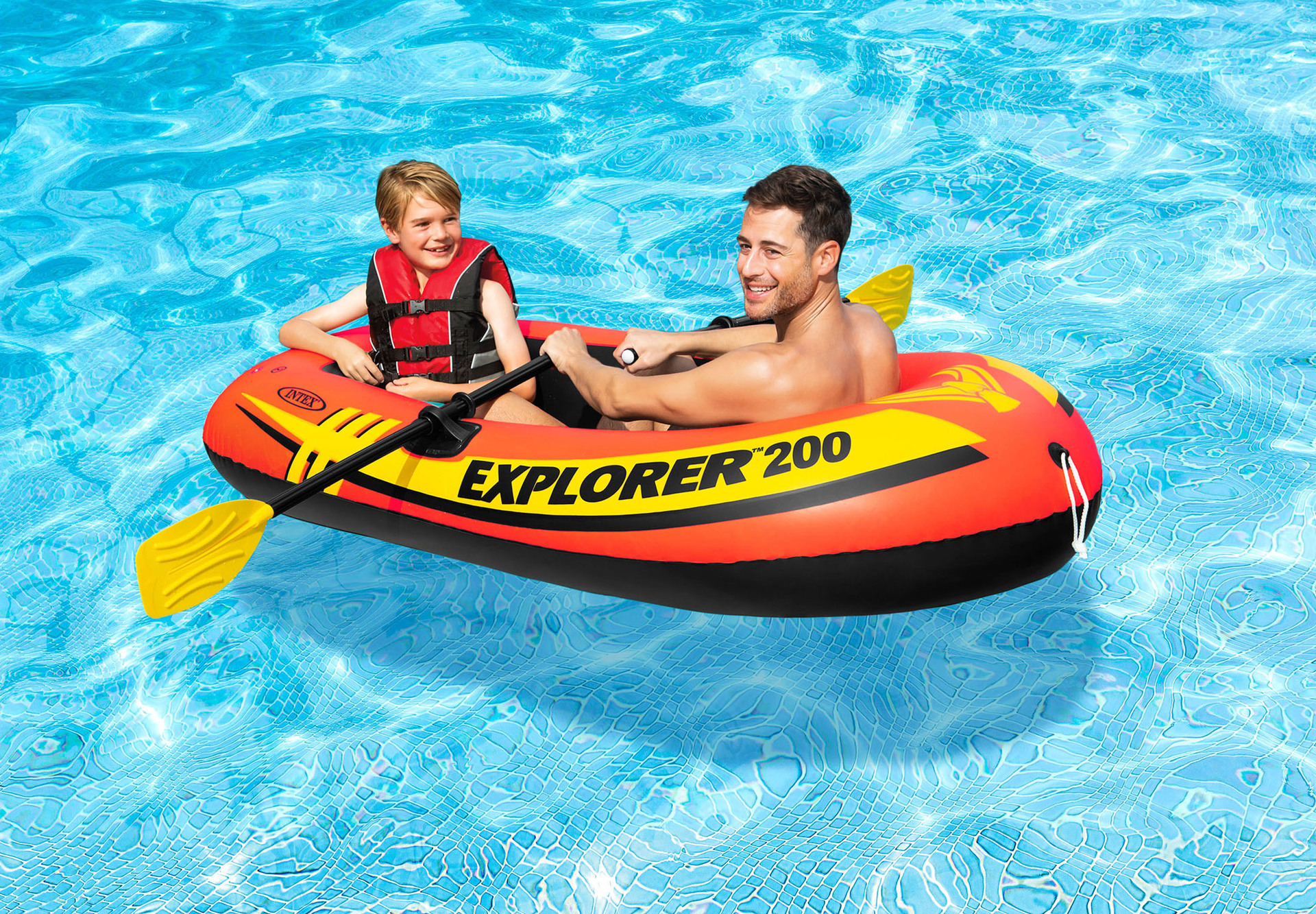 INTEX 58331 Explorer Two-person Boat Inflatable Boat kayak pic 2