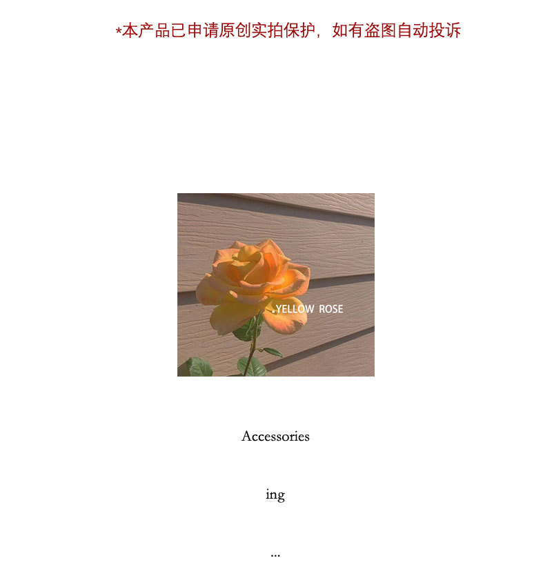 小清新弹力绳花朵戒指女新款百搭小众个性食指环春季新款套装首饰详情10