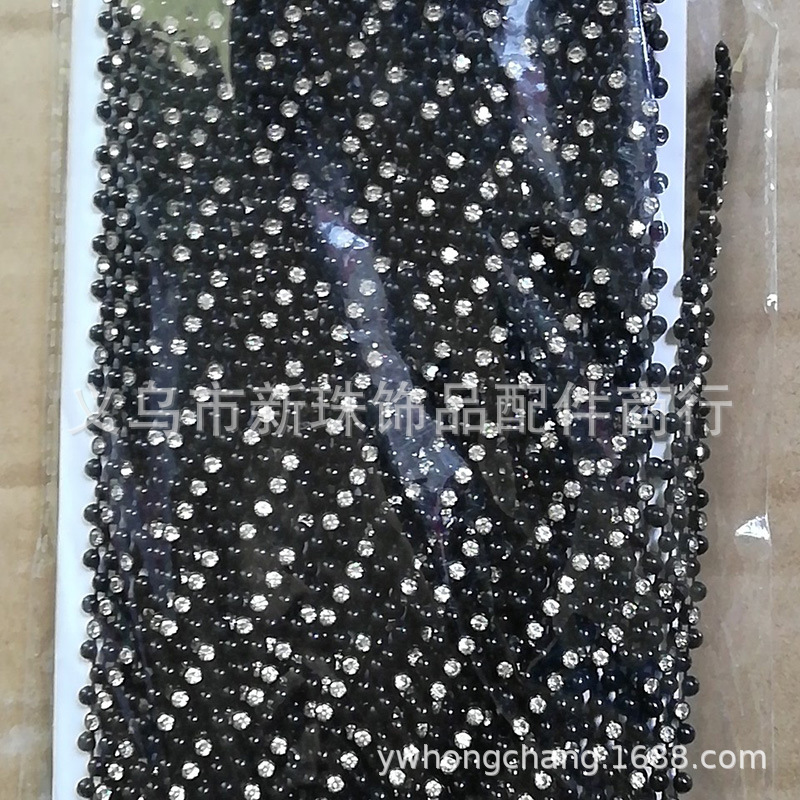 Factory direct sales of golden DIY clothing, shoes, hats, decorative chains, wire drills, strip drills, single-row wire drills, UV electroplated wire drills pic 5