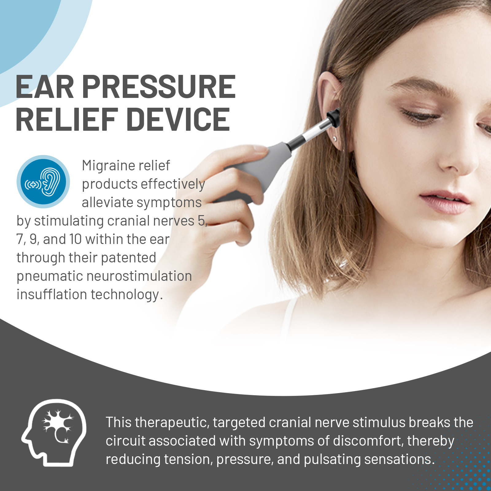 The cross-border new product ZOK ear pressure device relieves the internal pressure of the ears and is suitable for motion sickness during flights pic 11