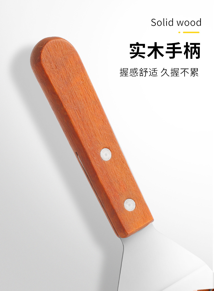 厨具铲子煎铲不锈钢铲子铁板烧铲料理铲牛排烧烤工具套装工厂现货详情8